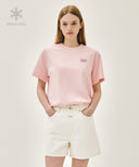 AEROCOOL SMALL CLASSIC LOGO TEE IN PINK image 1
