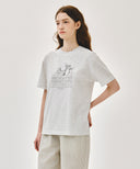 AEROCOOL LEMON CLASSIC LOGO TEE IN LIGHT HEATHER GREY image 2