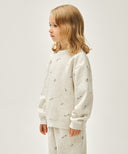 KIDS ALL OVER SWEATSHIRTS IN OATMEAL image 2