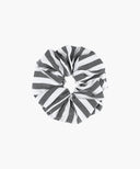 CLASSIC LOGO STRIPE HAIR SCRUNCHIE IN BLACK image 2