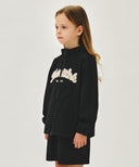KIDS LETTERING LOGO WINDBREAKER IN BLACK image 2