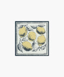 SUMMER PATTERN SILK SCARF IN NAVY image 1