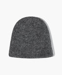 CLASSIC LOGO HAIRY BEANIE IN CHARCOAL GREY image 2