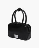 CLASSIC LOGO SQUARE MINI TOTE BAG IN BLACK image 2