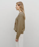 DOODLE BEAR KNIT PULLOVER IN BEIGE image 2