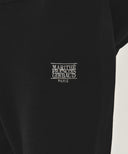 W CLASSIC LOGO KNIT PANTS IN BLACK image 2