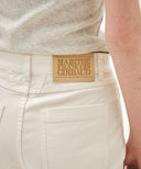 W BOOT-CUT DENIM PANTS IN WHITE image 5