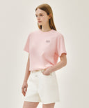 AEROCOOL SMALL CLASSIC LOGO TEE IN PINK image 2