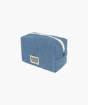 CLASSIC LOGO DENIM POUCH IN BLUE image 2