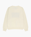 KIDS CLASSIC LOGO KNIT PULLOVER IN IVORY image 2