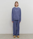 GARMENT DYED SWEAT PANTS IN NAVY image 4