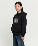 KIDS BEAR CLASSIC LOGO HOODIE IN NAVY image 2