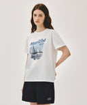 AEROCOOL VACANCE GRAPHIC TEE IN WHITE image 6