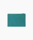 CLASSIC LOGO COLOR COTTON POUCH IN TEAL image 2