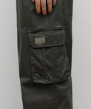 M WASHED CARGO PANTS IN CHARCOAL GREY image 2