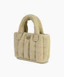 CLASSIC LOGO BOUCLE PADDING BAG IN BEIGE image 2
