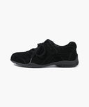 W LACE UP SUEDE SNEAKERS IN BLACK image 2