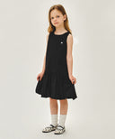 KIDS W BUBBLE SLEEVELESS ONEPIECE IN BLACK image 2