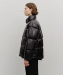 GLOSSY DOWN JACKET IN BLACK image 2
