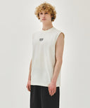 SORONA COOL SMALL CLAASIC LOGO SLEEVELESS IN IVORY