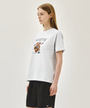 MARINE DRAWING DOODLE GRAPHIC TEE IN LIGHT HEATHER GREY image 2