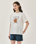 MARINE DRAWING DOODLE GRAPHIC TEE IN WHITE image 2