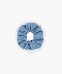 KIDS W LACE HAIR SCRUNCHIE IN BLUE image 2