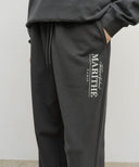 REGULAR LOGO SWEAT PANTS IN CHARCOAL GREY