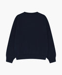 KIDS CLASSIC LOGO KNIT PULLOVER IN NAVY image 2