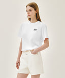 AEROCOOL SMALL CLASSIC LOGO TEE IN WHITE image 2