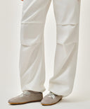 W SUMMER WIDE FIT DENIM PANTS IN WHITE image 5