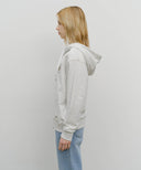 BIG COLLEGE LOGO GRAPHIC HOODIE ZIPUP IN LIGHT HEATHER GREY image 2