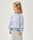 KIDS CLASSIC LOGO KNIT PULLOVER IN LIGHT PURPLE image 2