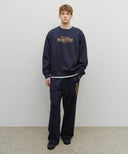 REGULAR LOGO SWEAT PANTS IN NAVY