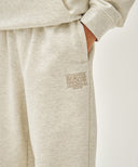 KIDS CLASSIC LOGO SWEAT PANTS IN OATMEAL image 2