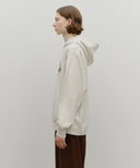 VINTAGE STAMP GRAPHIC HOODIE (BRUSHED) IN OATMEAL image 2