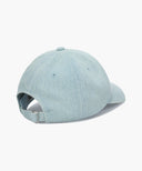 DENIM WASHING CLASSIC LOGO COVERED CAP IN LIGHT BLUE image 2