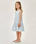 KIDS W BUBBLE SLEEVELESS ONEPIECE IN STRIPE image 2