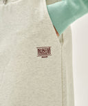 W CLASSIC LOGO SWEAT LONG SKIRT IN OATMEAL image 2