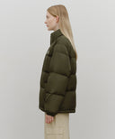 CLASSIC LOGO DOWN JACKET IN KHAKI image 6