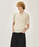 COOL TOUCH COLLAR HALF KNIT IN LIGHT BEIGE image 2