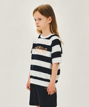 KIDS RAGLAN SHORT SLEEVE SWEATSHIRT IN STRIPE image 2