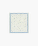 SUMMER PATTERN SILK SCARF IN IVORY image 1