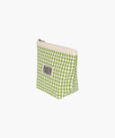 CLASSIC LOGO CHECK POUCH IN LIGHT GREEN image 2