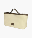 CLASSIC LOGO TOTE BAG IN LIGHT BEIGE image 2