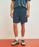 MARITHE SPORT NYLON HALF PANTS IN VINTAGE BLUE