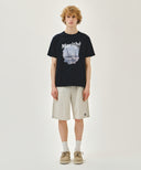 M EASY HALF PANTS IN STRIPE image 3