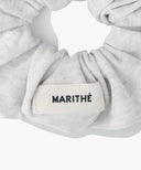 W BASIC COTTON SCRUNCHIE IN LIGHT HEATHER GREY image 3