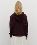 DOODLE CLASSIC BEAR HOODIE IN BURGUNDY image 9