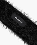 REGULAR LOGO SLIM MUFFLER IN BLACK image 3